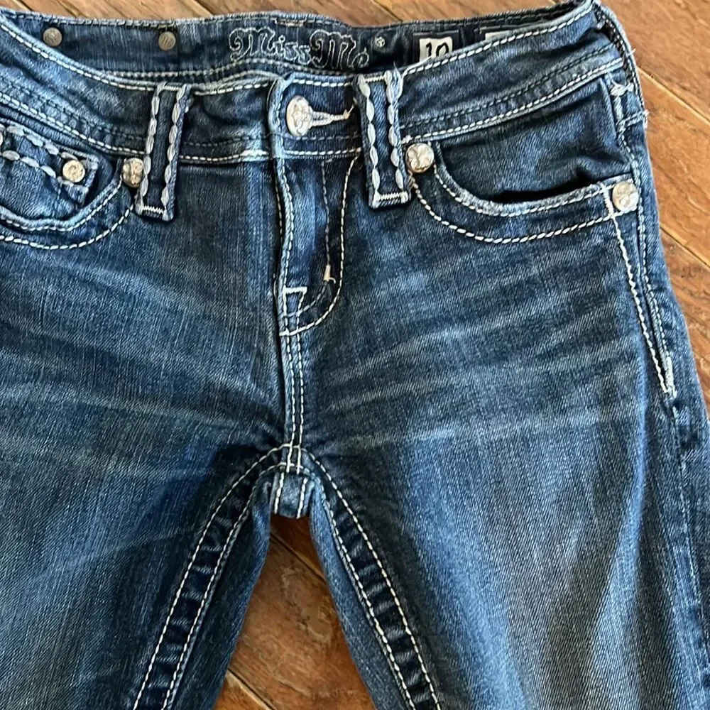 Miss Me Girls Jeans 10 Denim Capris